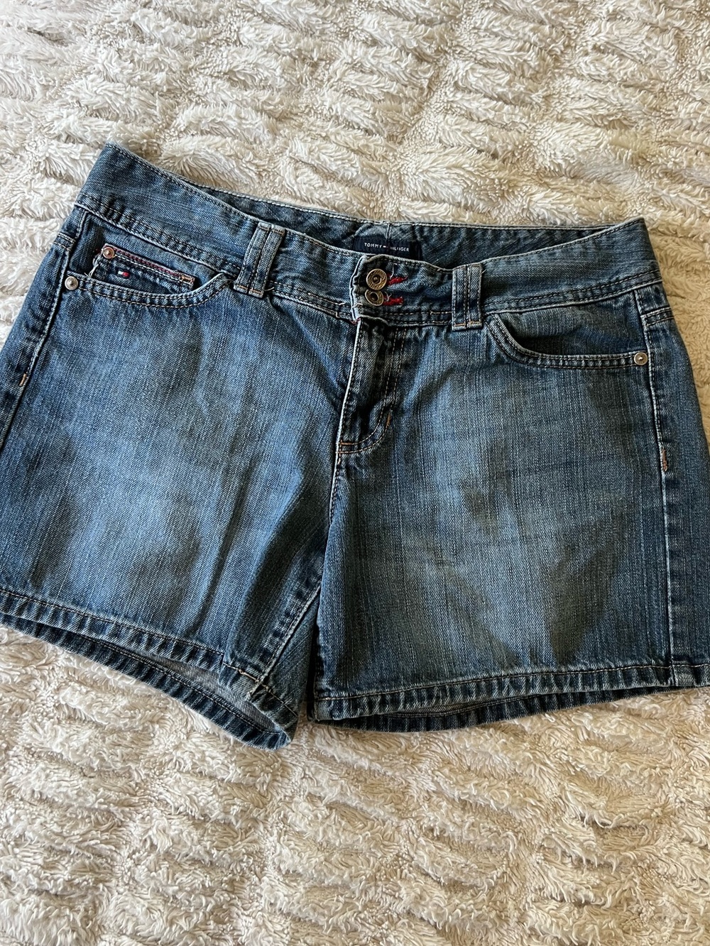 Vintage Tommy Hilfiger Denim Mom Shorts Size 8